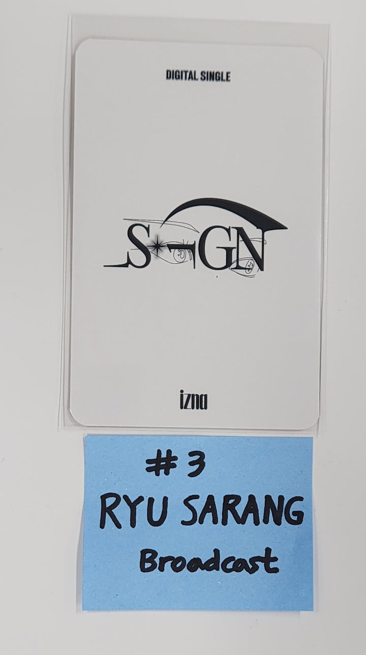IZNA "N/a" - Broadcast Photocard [25.4.25]