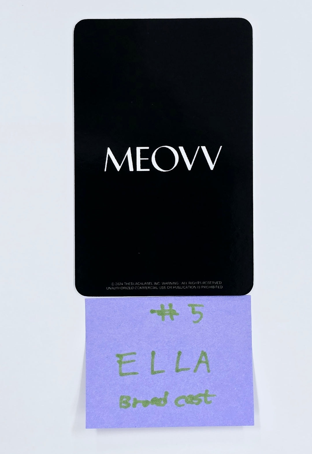 MEOVV "MEOW" - Broadcast Photocard [25.4.28]