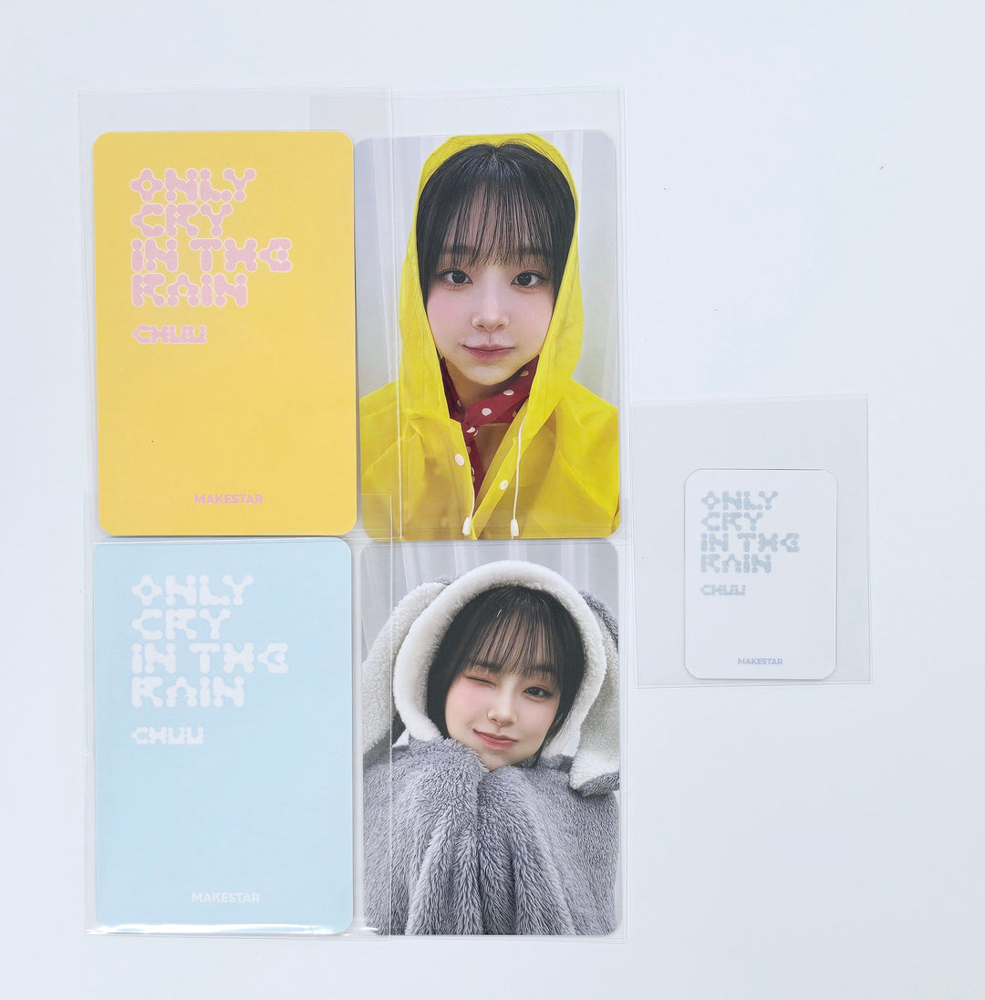 CHUU "Only cry in the rain" - Makestar Fansign Event Photocard [25.4.28]