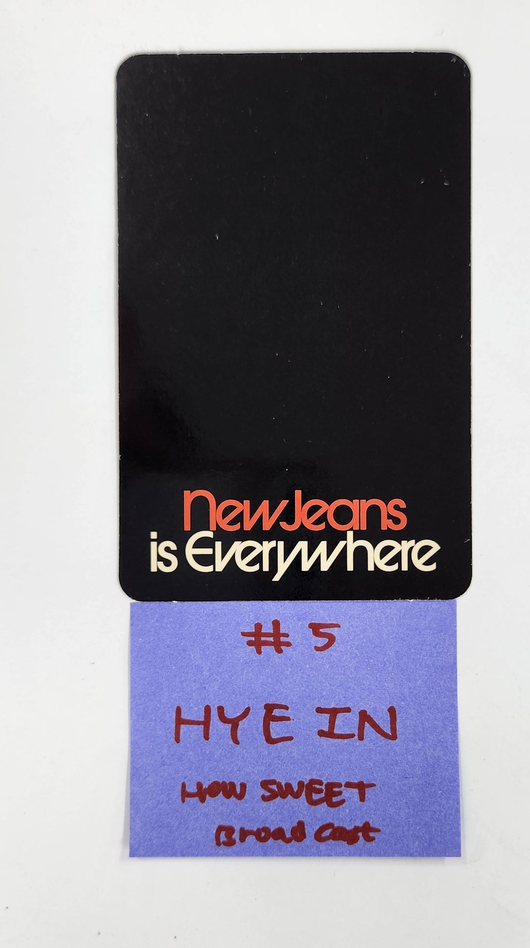 Newjeans "Howsweet" - Broadcast Photocard [25.4.28]