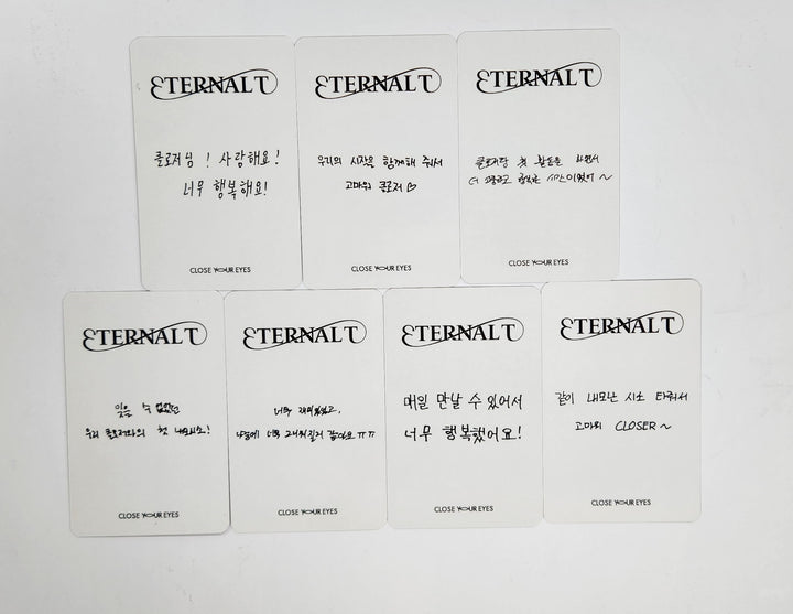CLOSE YOUR EYES "ETERNALT" - Broadcast Photocard [25.4.28]