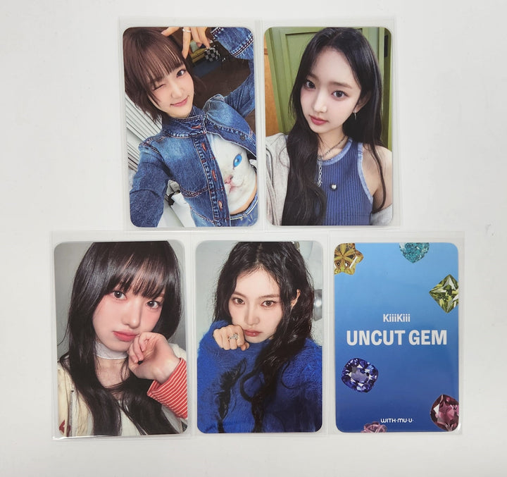 KiiiKiii "UNCUT GEM" - Withmuu Fansign Event Photocard Round 2 [DIGGING Ver.] [25.4.28]