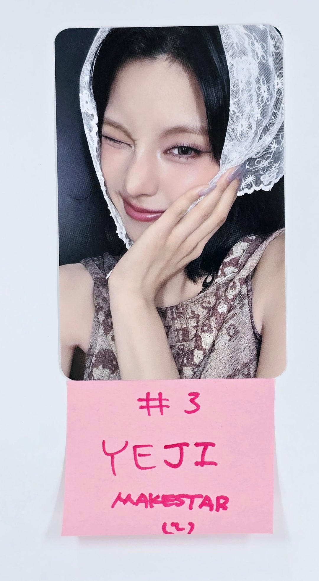 YEJI (Of ITZY) "Air" - Makestar Fansign Event Photocard Round 3 [25.4.29]