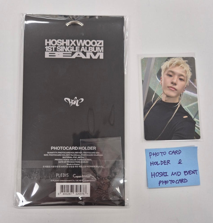 Hoshi x Woozi (Of SEVENTEEN) "BEAM" -  Photocard Holder &amp; MD Event Photocard [25.4.30]