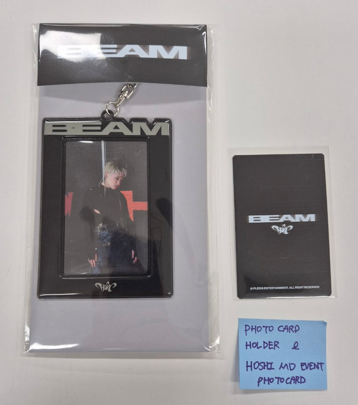 Hoshi x Woozi (Of SEVENTEEN) "BEAM" -  Photocard Holder &amp; MD Event Photocard [25.4.30]