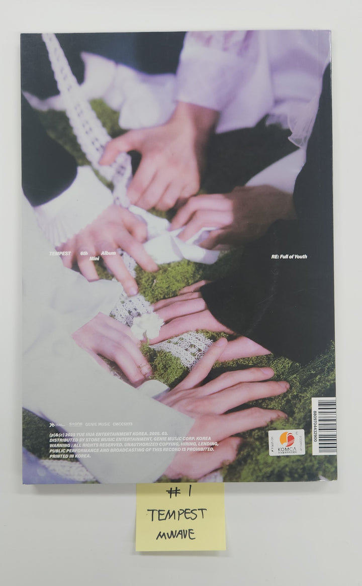 Tempest "RE: Full of Youth" - Hand Autographed(Signed) Album [25.5.8]