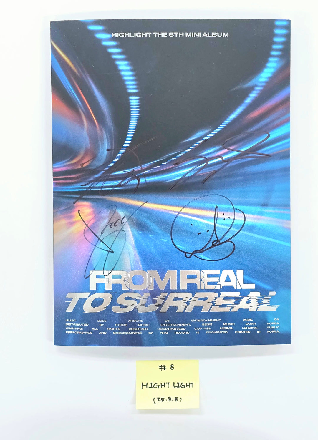 NEXZ "O-RLY?", AMPERS&amp;ONE "WILD&amp;FREE", HIGHLIGHT "From Real to Surreal" - Hand Autographed(Signed) Promo Album [25.5.8]