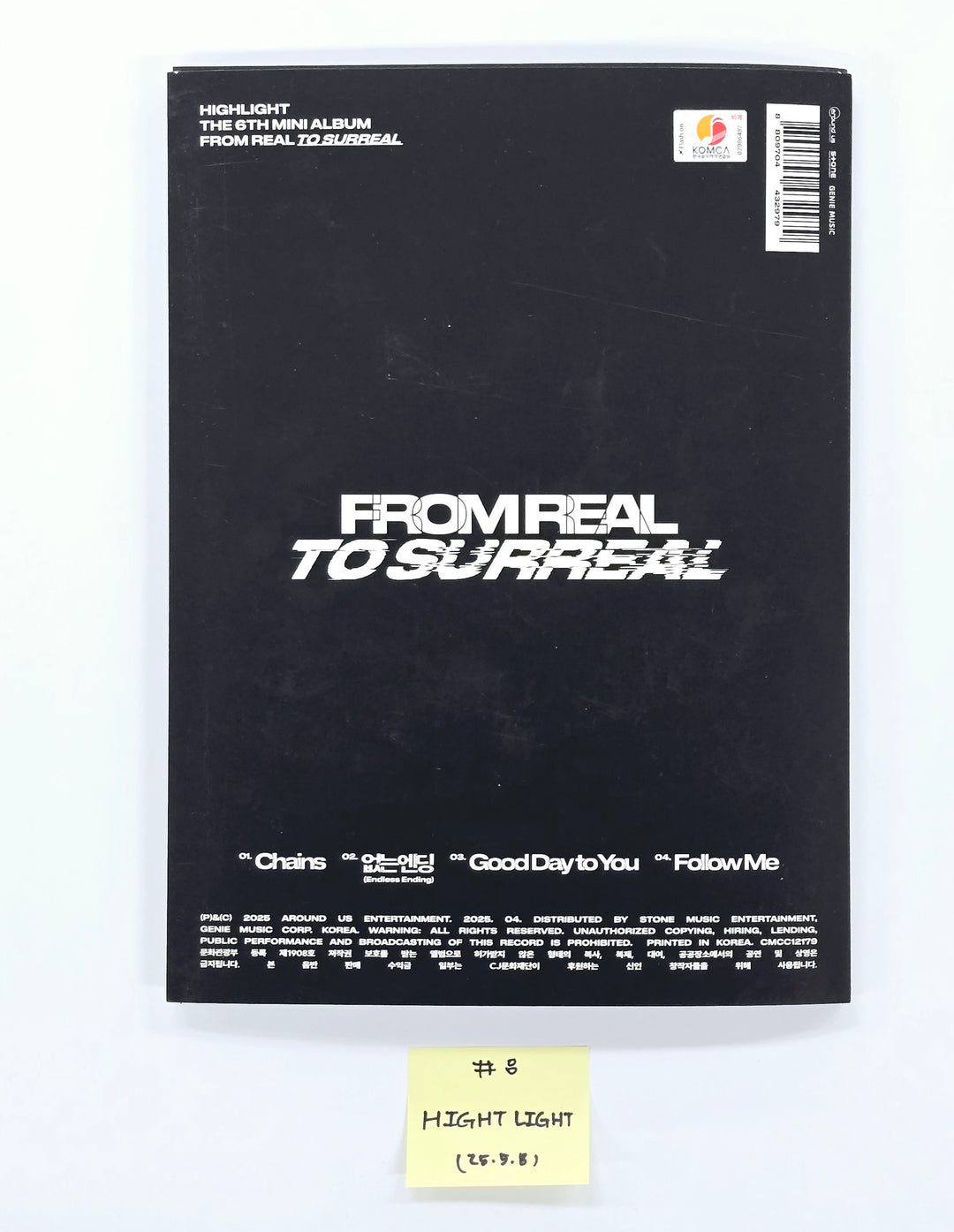 NEXZ "O-RLY?", AMPERS&amp;ONE "WILD&amp;FREE", HIGHLIGHT "From Real to Surreal" - Hand Autographed(Signed) Promo Album [25.5.8]