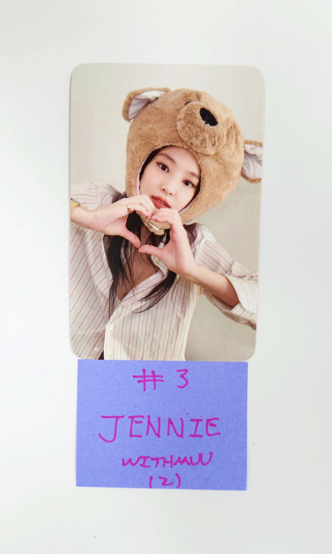 Jennie (Of Black Pink) "Mantra" - Withmuu Fansign Event Photocard [25.5.15]