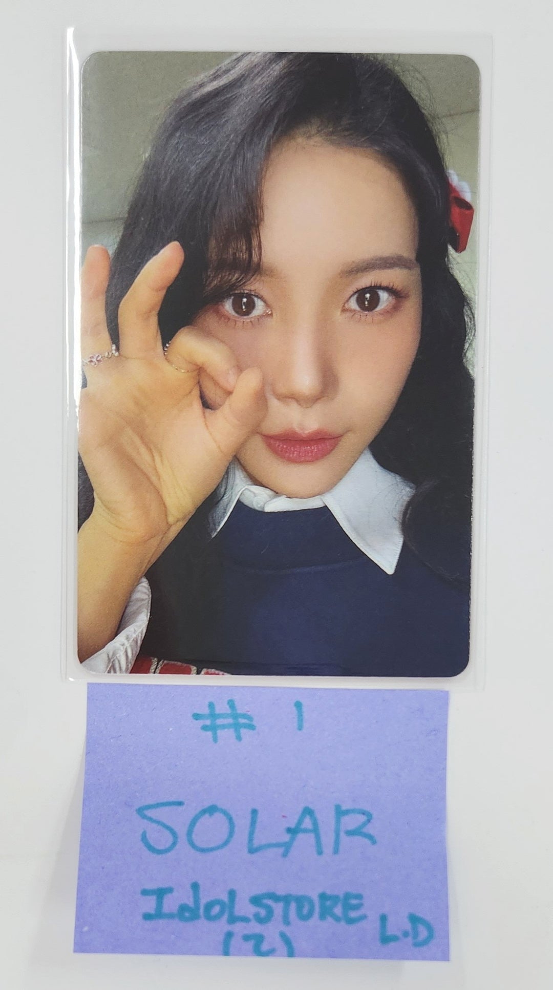 SOLAR (Of MAMAMOO) "WANT " - I DOL STORE Lucky Draw Event Photocard [25.5.12]