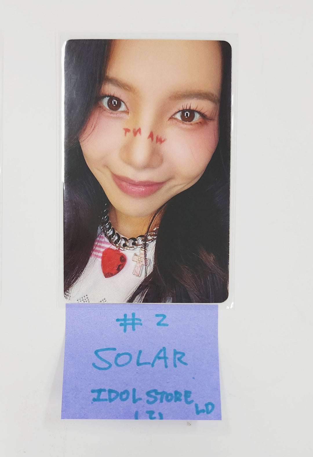 SOLAR (Of MAMAMOO) "WANT " - I DOL STORE Lucky Draw Event Photocard [25.5.12]