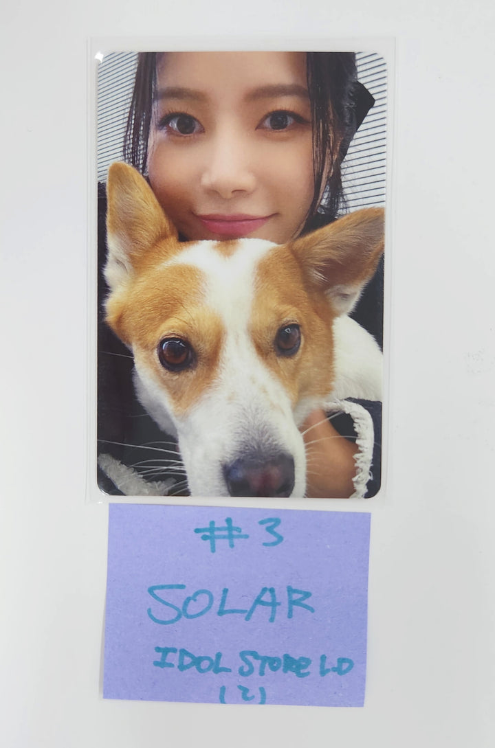 SOLAR (Of MAMAMOO) "WANT " - I DOL STORE Lucky Draw Event Photocard [25.5.12]