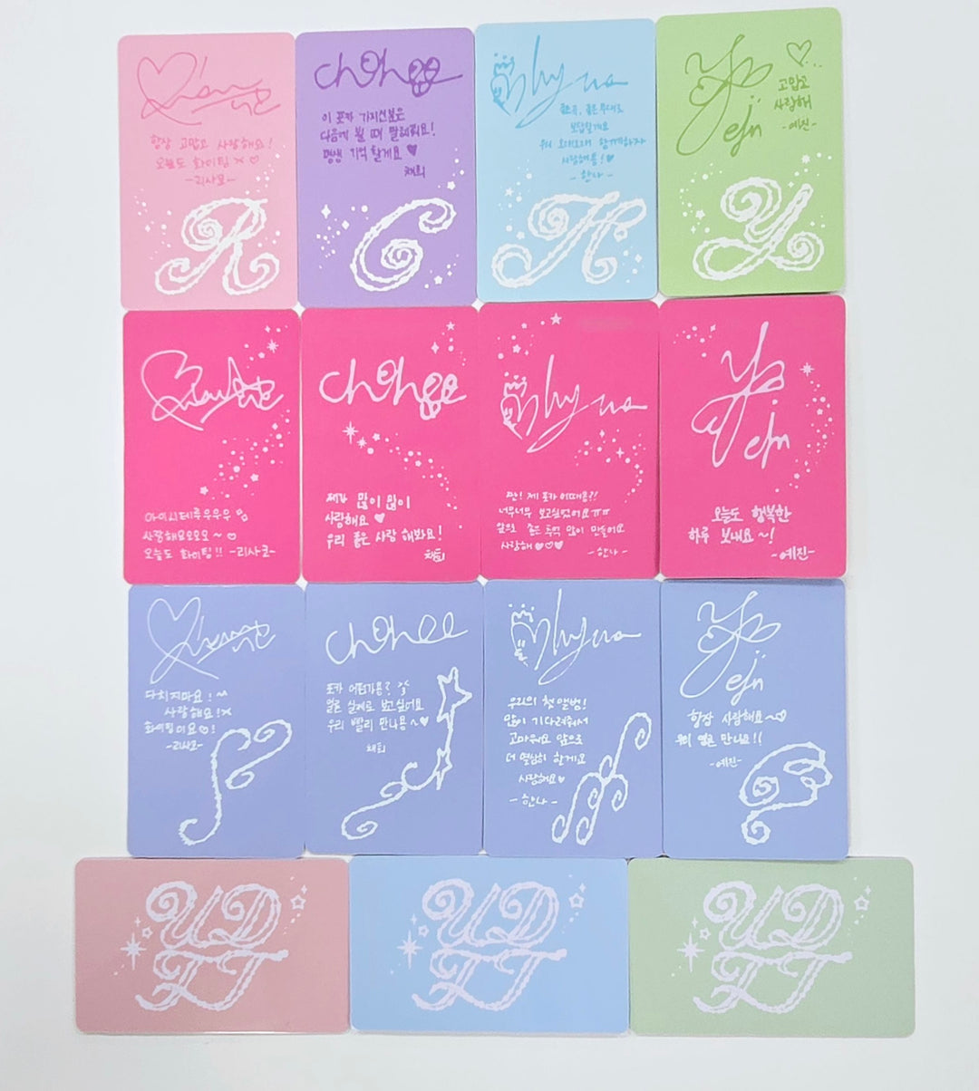UDTT "School Rush" - Official Photocards Set (4EA), ID Photocard [25.5.14]