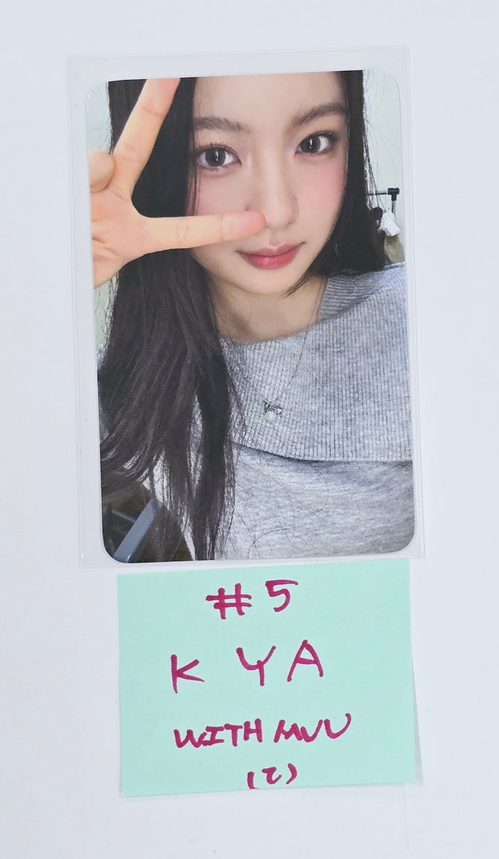 KiiiKiii "UNCUT GEM" - Withmuu Fansign Event Photocard Round 3 [DIGGING Ver.] [25.5.15]