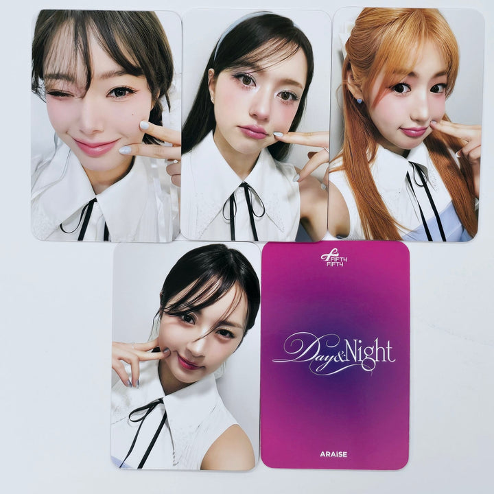 FIFTY FIFTY "Day &amp; Night" - ARAISE Pre-Order Benefit Photocard [25.5.15]
