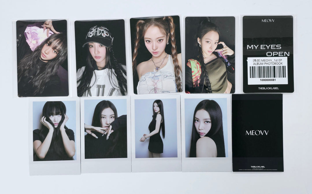 MEOVV "MY EYES OPEN VVIDE" - The Black Label Pre-Order Benefit Photocard [25.5.15]