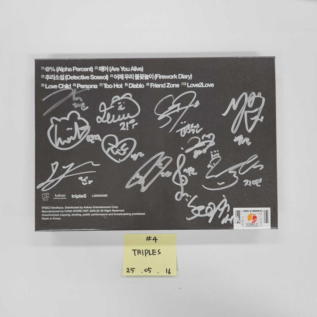 MEOVV "My Eyes Open VVIDE", TripleS "Assemble25", TripleS "Visionary Vision <performante>" - Hand Autographed(Signed) Promo Album [25.05.16] (Restocked 7/4)