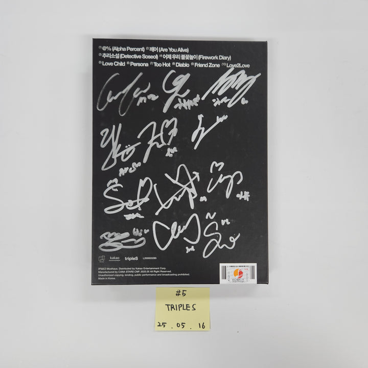 MEOVV "My Eyes Open VVIDE", TripleS "Assemble25", TripleS "Visionary Vision <performante>" - Hand Autographed(Signed) Promo Album [25.05.16] (Restocked 7/4)