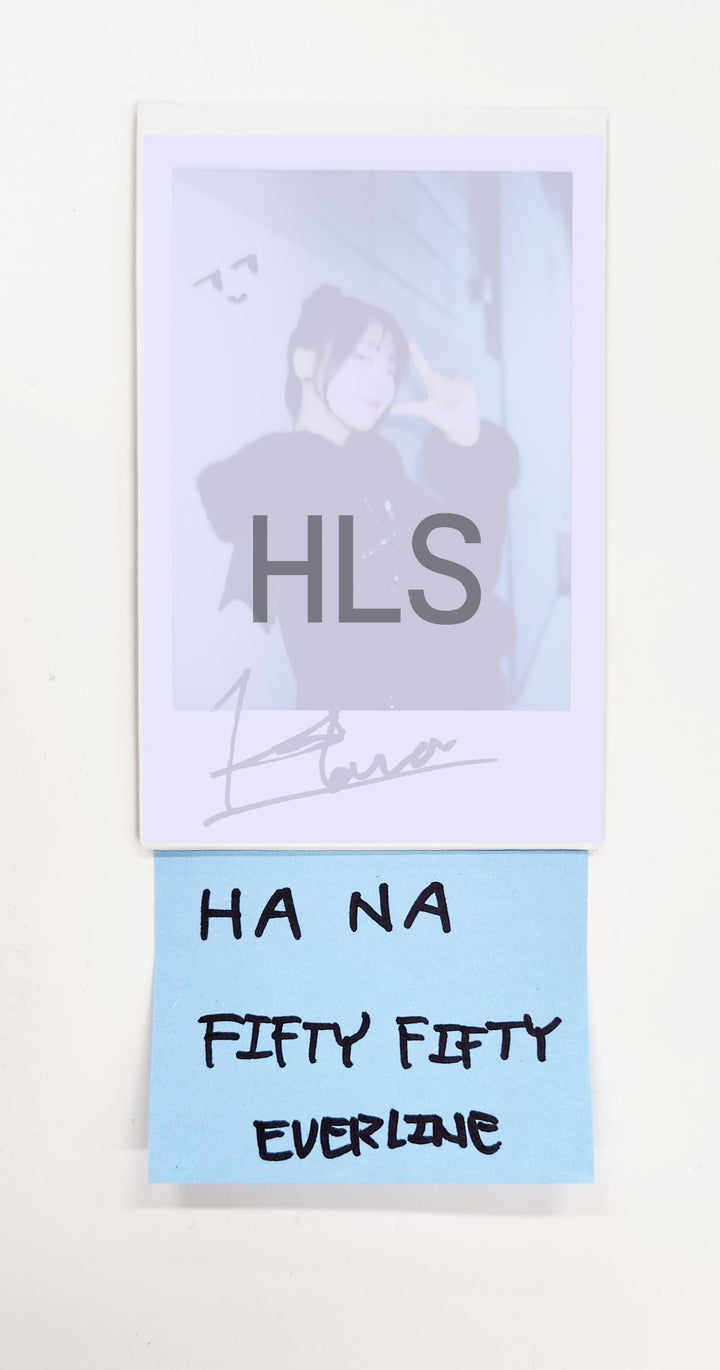 Hana (Of FIFTY FIFTY) "Day &amp; Night" - Hand Autographed(Signed) Polaroid [25.5.20]