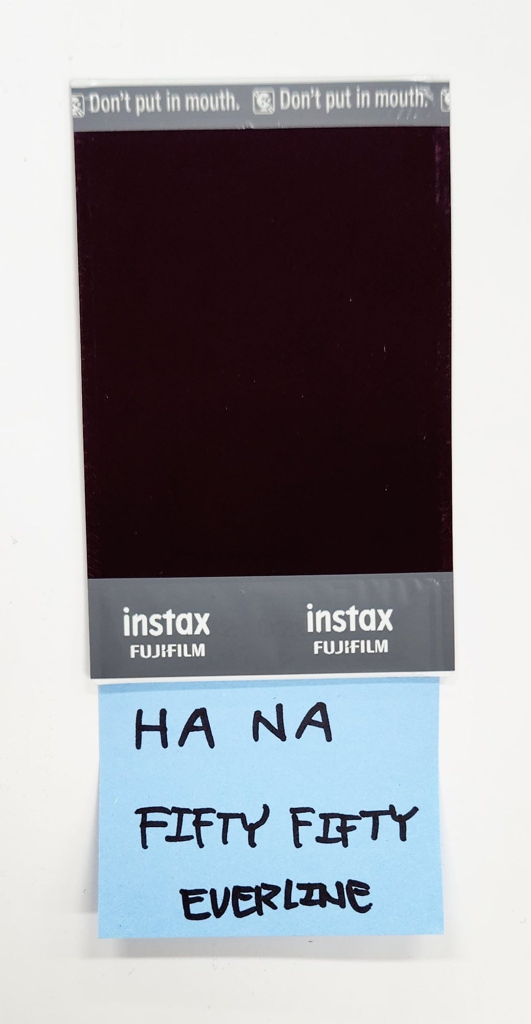 Hana (Of FIFTY FIFTY) "Day &amp; Night" - Hand Autographed(Signed) Polaroid [25.5.20]