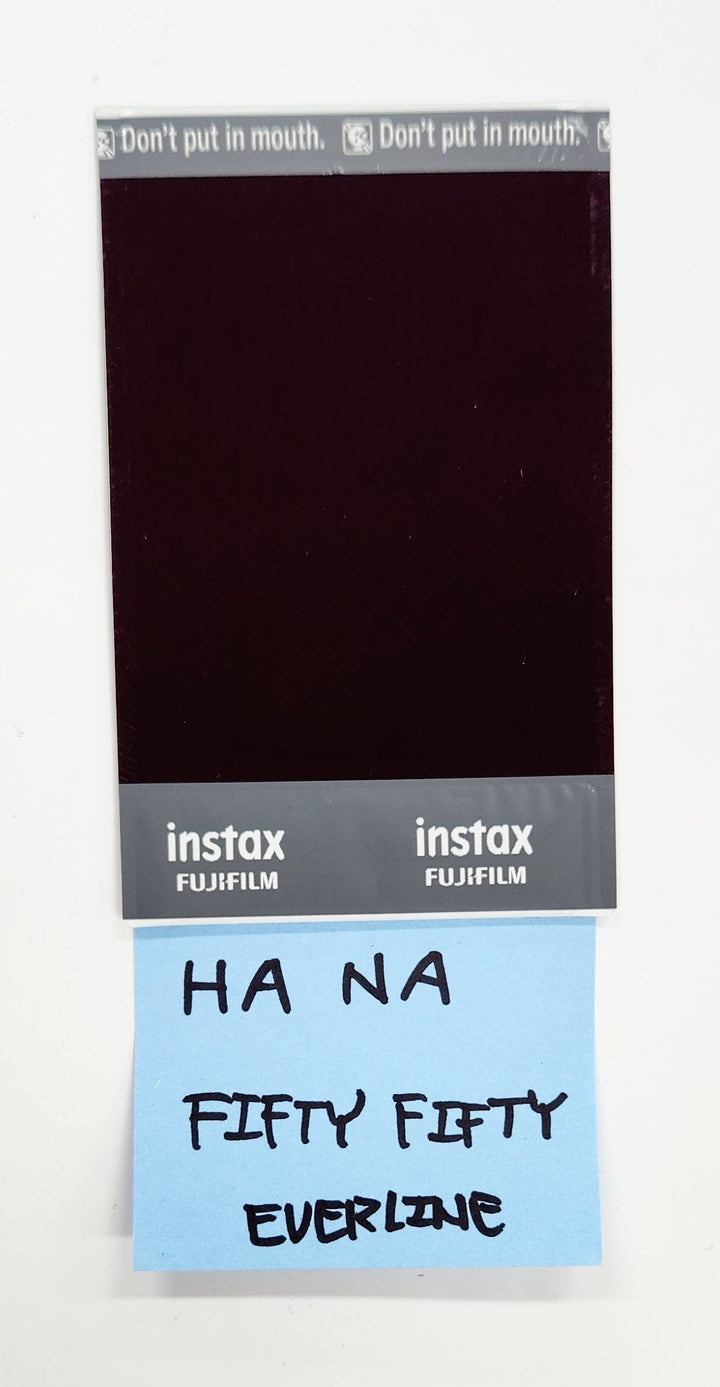 Hana (Of FIFTY FIFTY) "Day &amp; Night" - Hand Autographed(Signed) Polaroid [25.5.20]