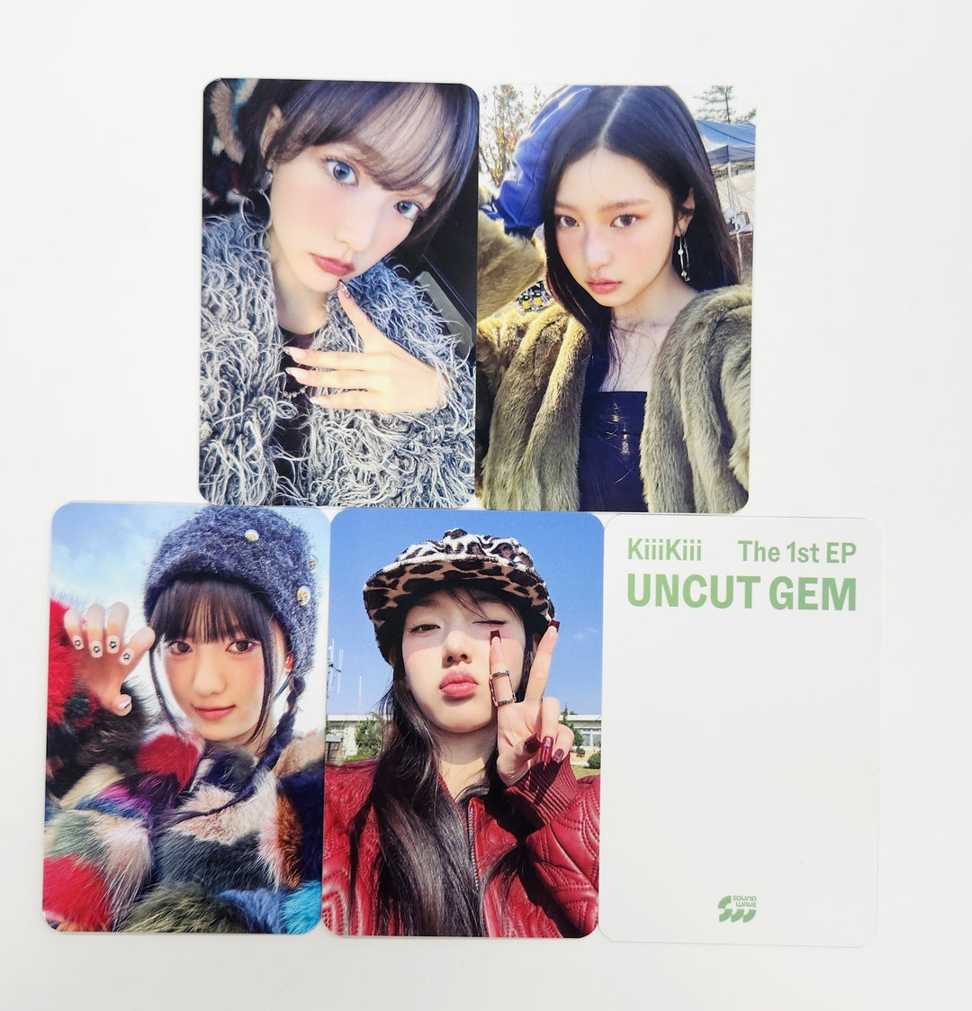 KiiiKiii "UNCUT GEM" - Soundwave Fansign Event Photocard Round 3 [DIGGING Ver.] [25.5.20]