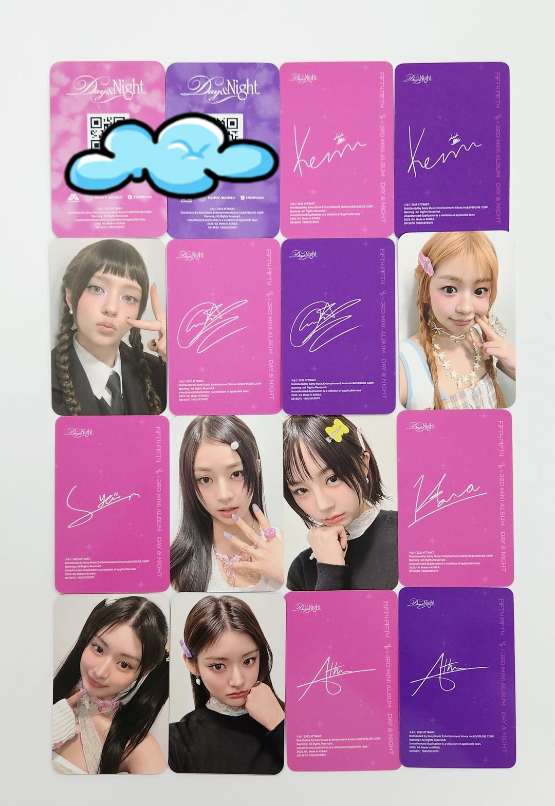 FIFTY FIFTY "Day &amp; Night" - Official Photocard [Ever Ver.] [25.5.20]