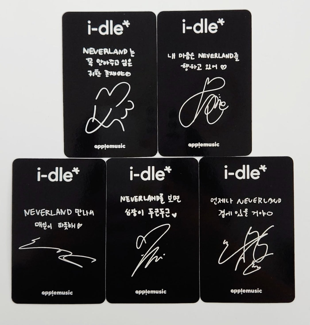 I-DLE "We are" - Apple Music Pre-Order Benefit Photocard [25.5.21]