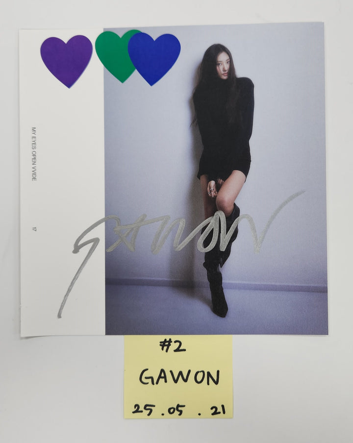 MEOVV "MY EYES OPEN VVIDE" -  A Cut Page From Fansign Event Album [25.5.21]