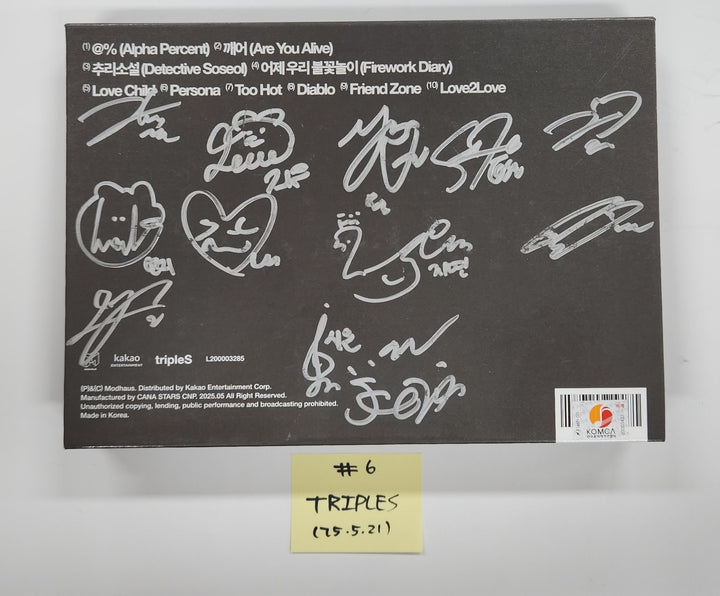 tripleS "ASSEMBLE25" - Hand Autographed(Signed) Promo Album [25.5.21]