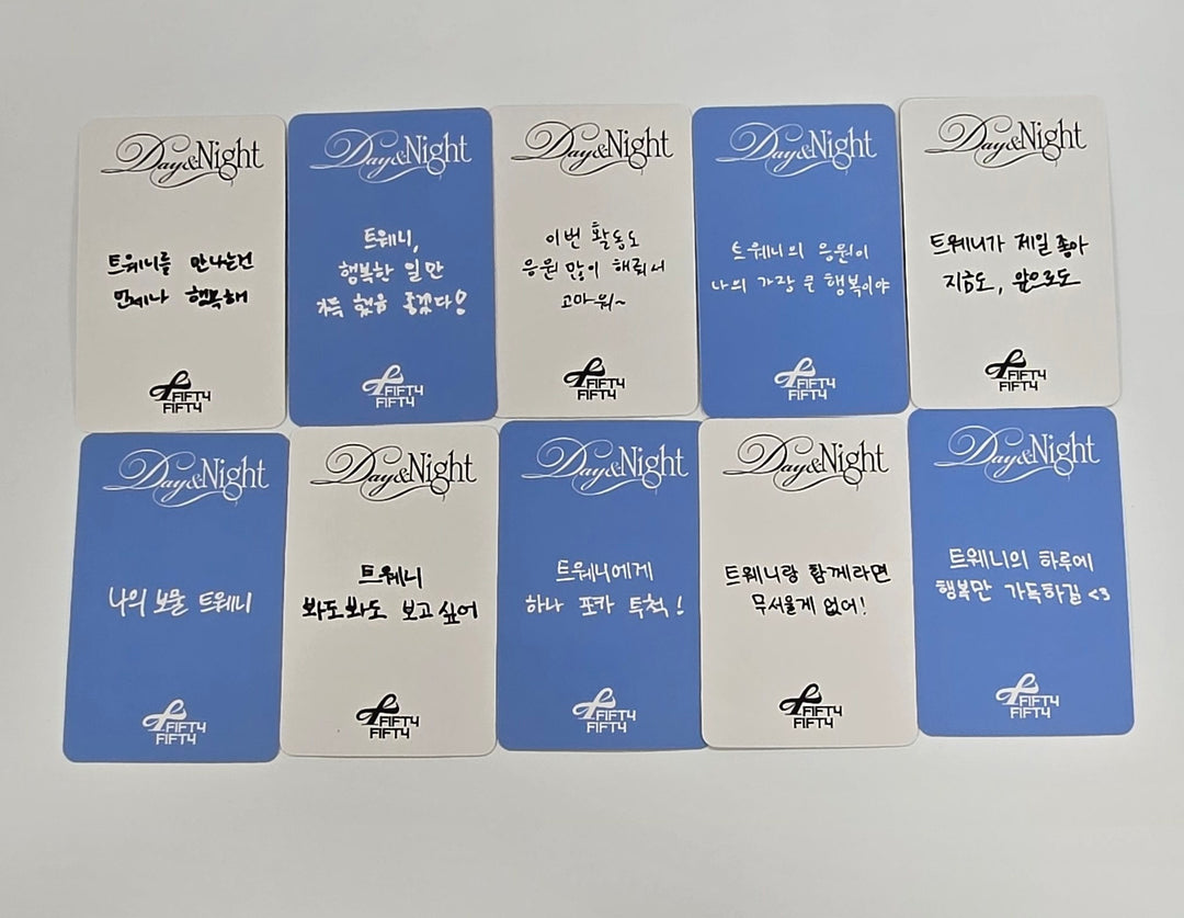 FIFTY FIFTY "Day &amp; Night" - Apple Music Fansign Event Photocard Round 2 [25.5.22]