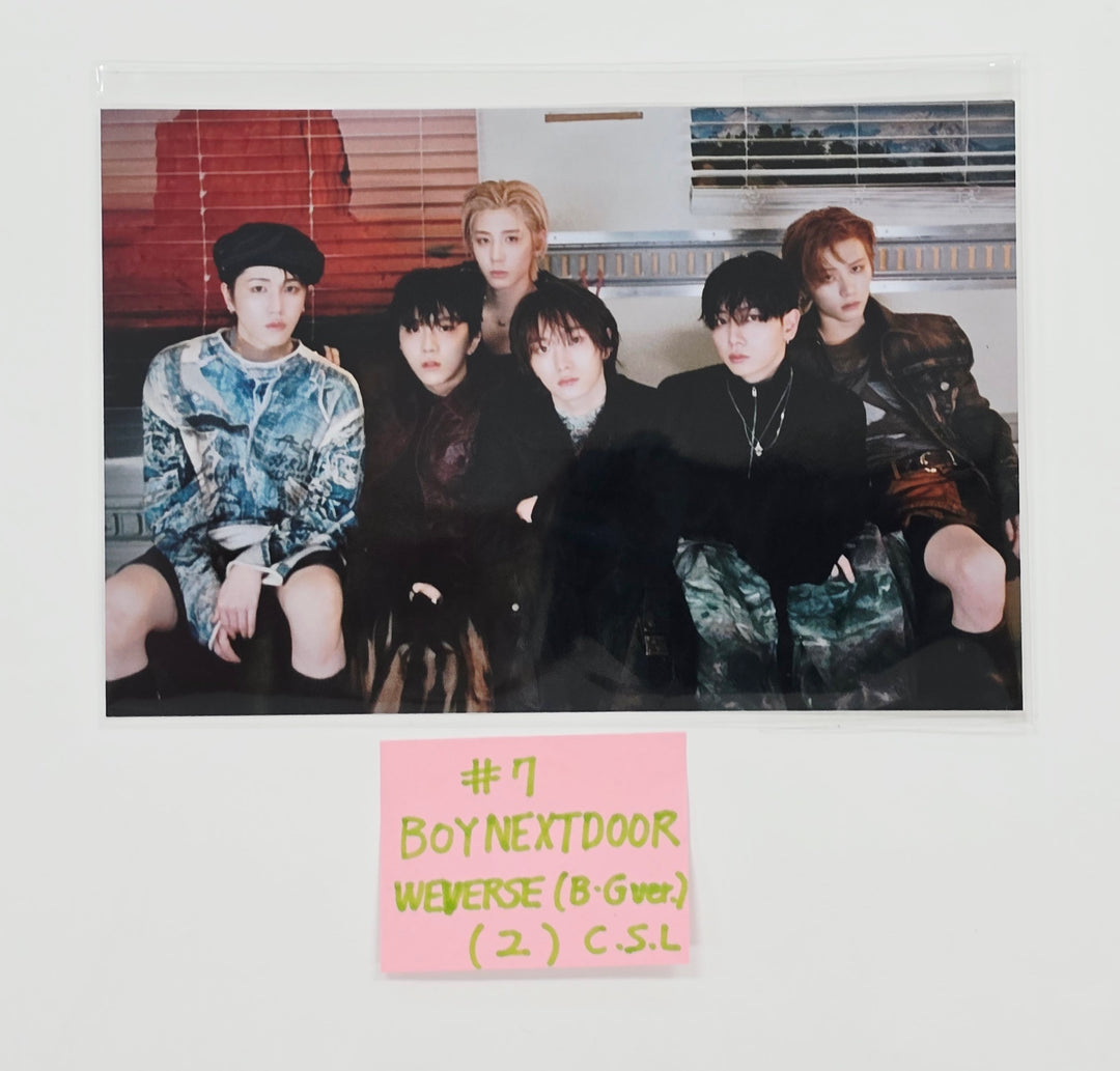 BOYNEXTDOOR "No Genre" - Weverse Shop (Show case live) Event Photocard [Board Game Ver.] [25.5.26]