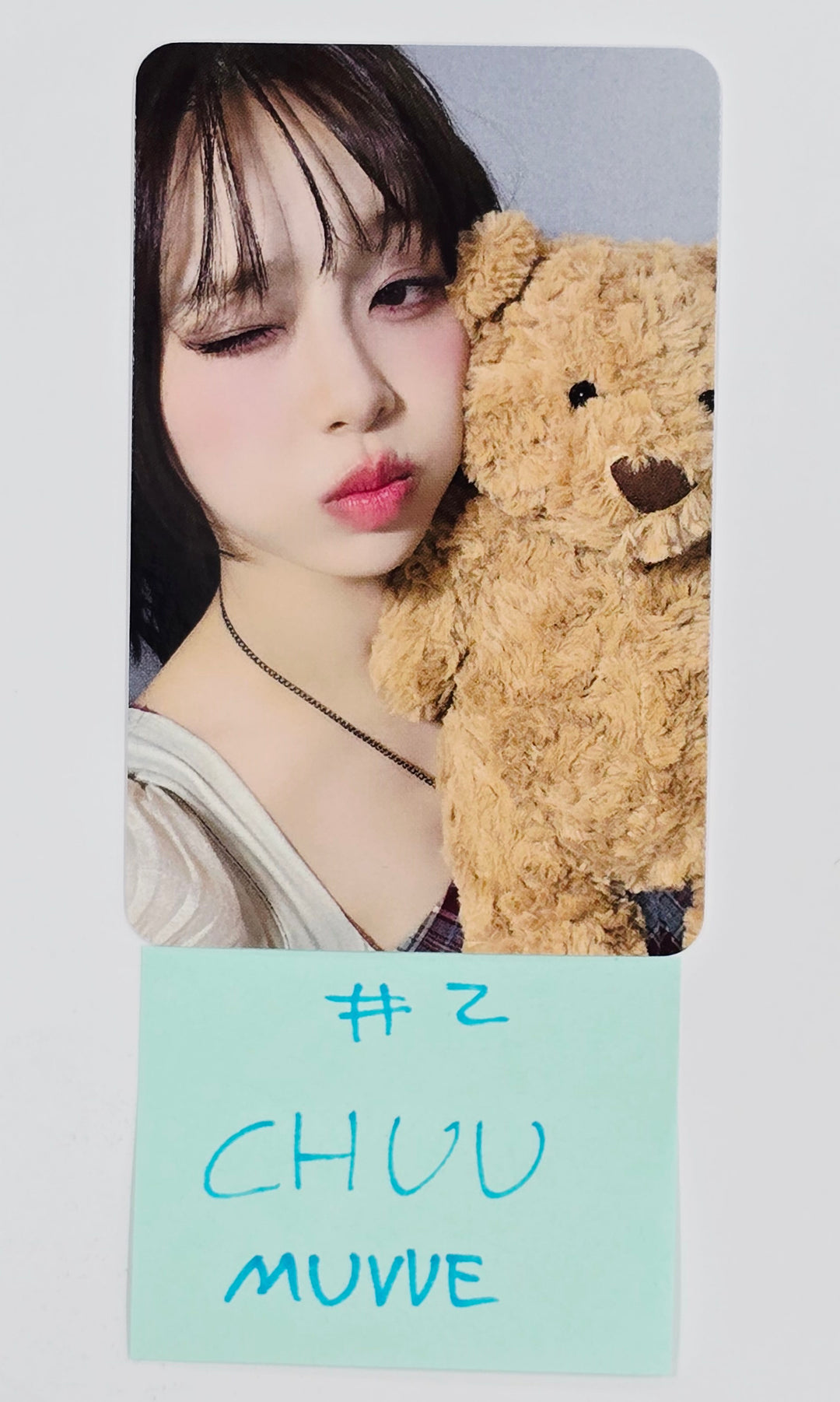 CHUU "Only cry in the rain" - MUVVE Fansign Event Photocard [25.5.27]