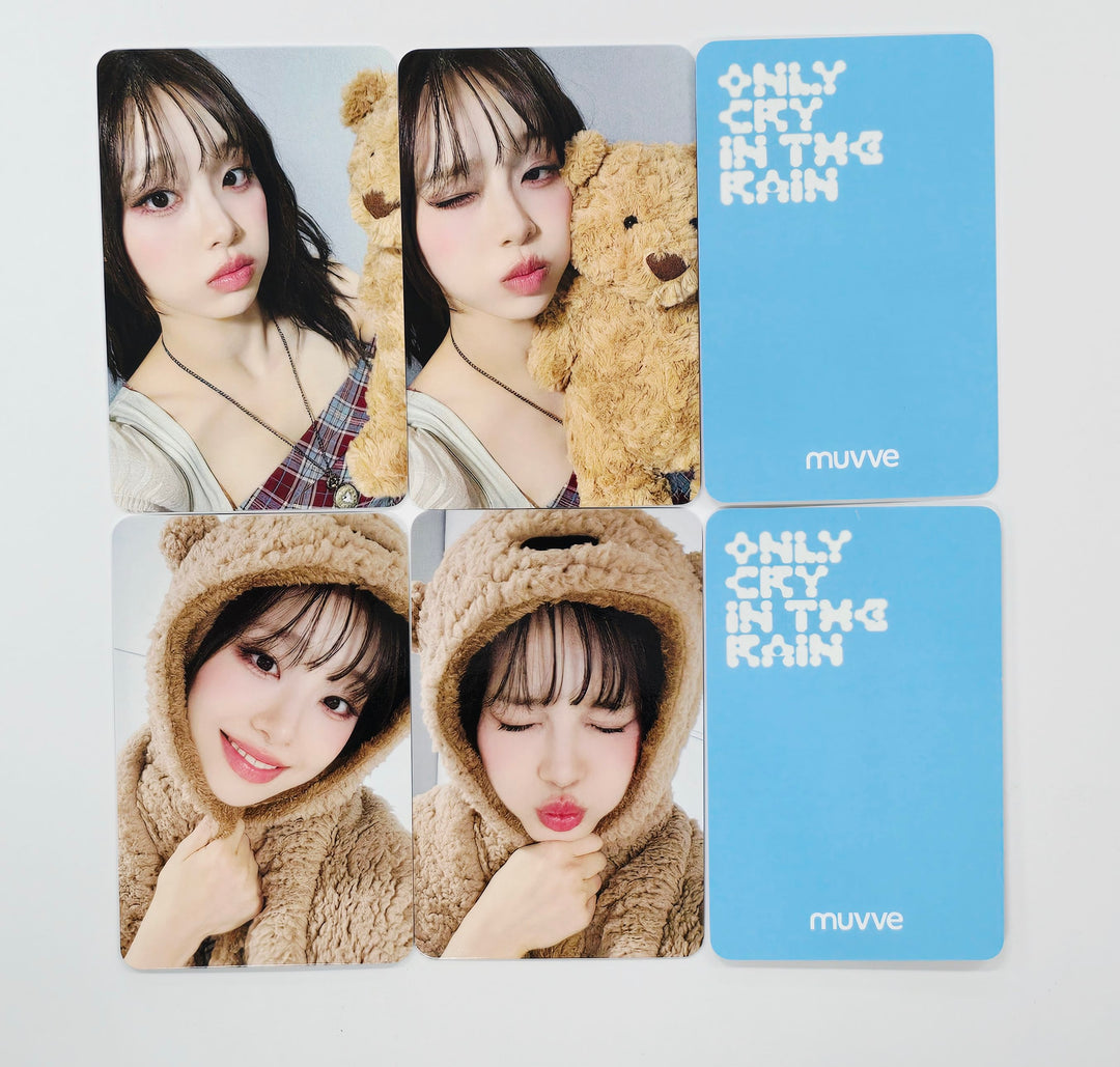 CHUU "Only cry in the rain" - MUVVE Fansign Event Photocard [25.5.27]