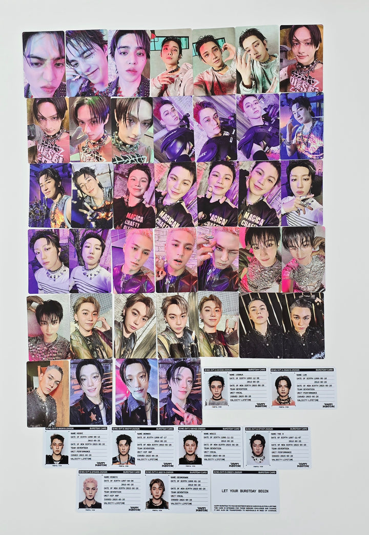 SEVENTEEN "HAPPY BURSTDAY" - Official Photocard [NEW BURSTDAY Ver.] (2) [25.5.27]