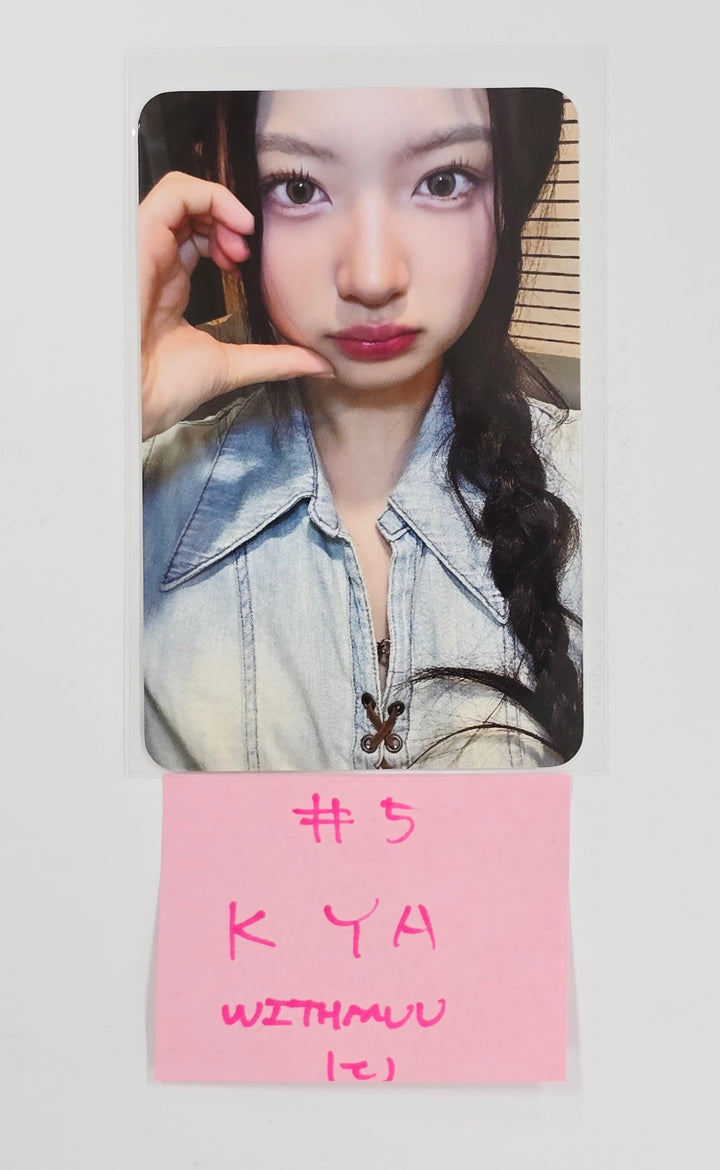 KiiiKiii "UNCUT GEM" - Withmuu Fansign Event Photocard Round 4 [DIGGING Ver.] [25.5.28]