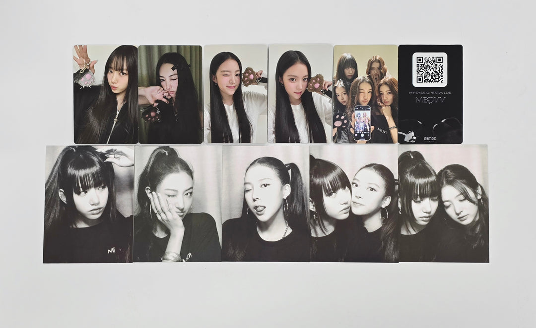 MEOVV "MY EYES OPEN VVIDE" -  Official Photocard, Vintage Photo [Jelly Paw Ver.] [25.5.30]