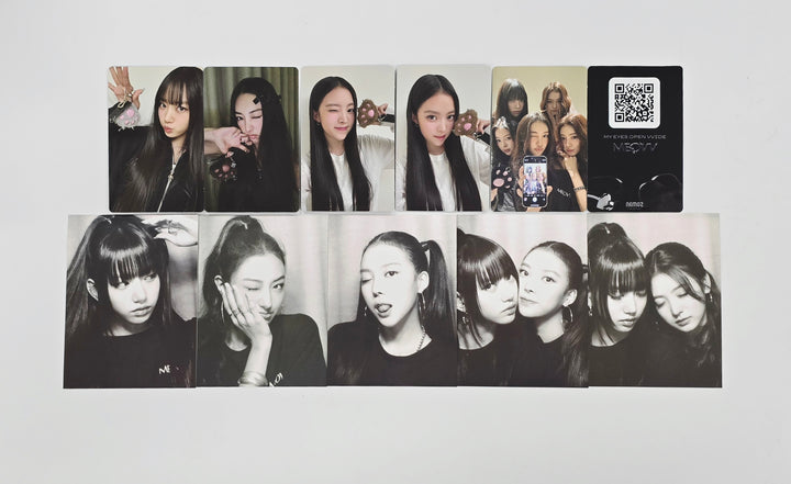 MEOVV "MY EYES OPEN VVIDE" -  Official Photocard, Vintage Photo [Jelly Paw Ver.] [25.5.30]
