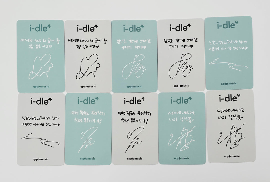 I-DLE "We are" - Apple Music Fansign Event Photocard [25.6.2]