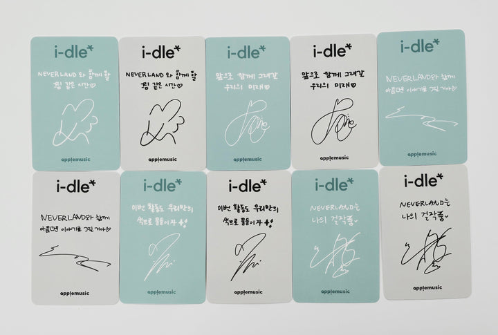 I-DLE "We are" - Apple Music Fansign Event Photocard [25.6.2]