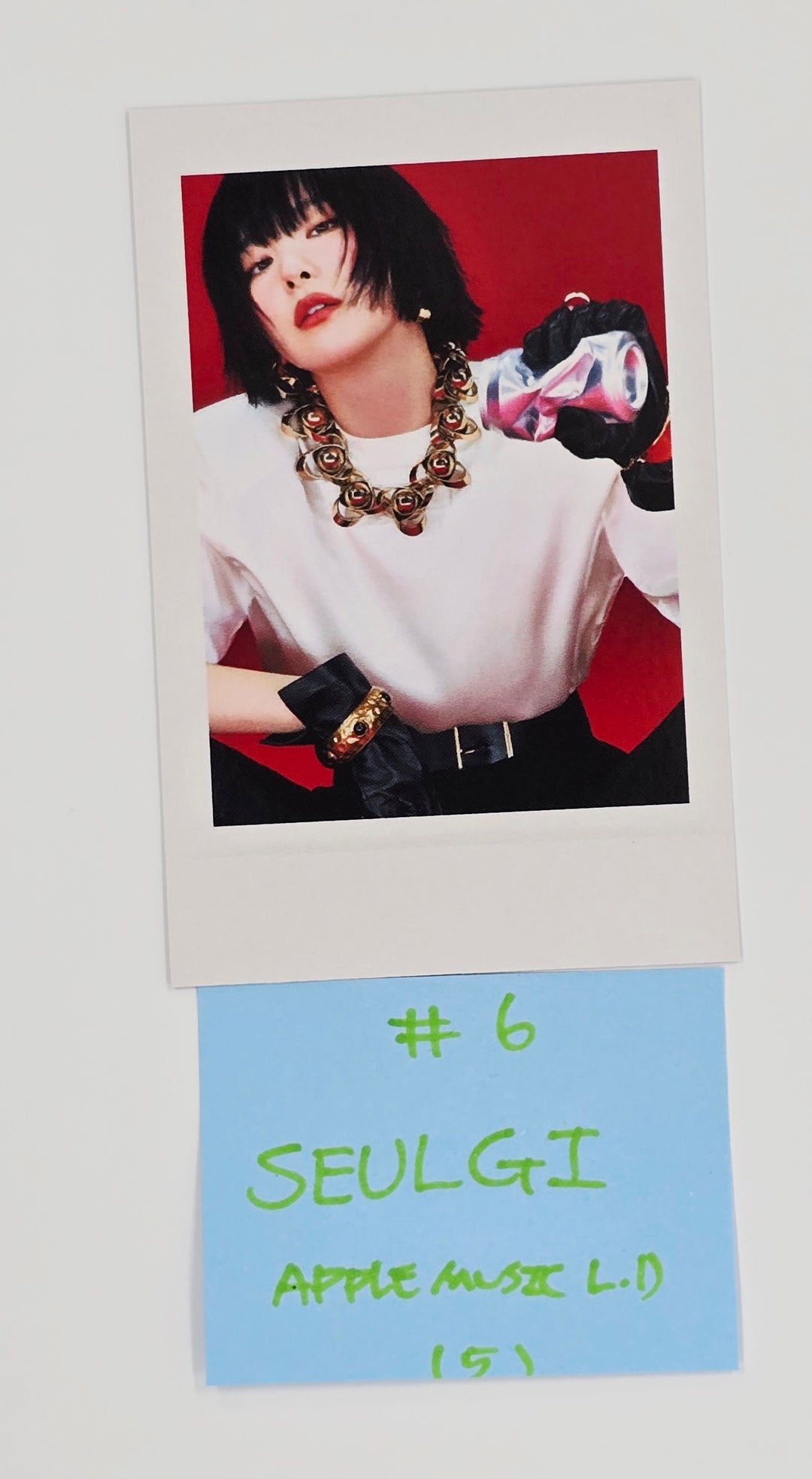 IRENE &amp; SEULGI (Of Red Velvet ) "TILT" - Apple Music Lucky Draw Event Photocard [25.6.2]