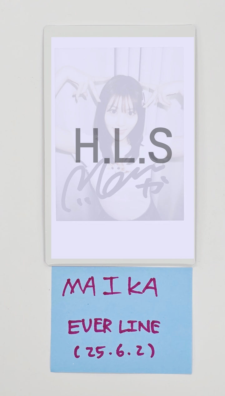 Maika (Of ODD YOUTH) "I LIKE YOU" - Hand Autograhped(Signed) Polaroid [25.6.2]