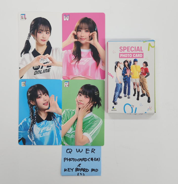 QWER - FIFA Event Photocards Set (4EA) &amp; Keyboard Pad [25.6.4]