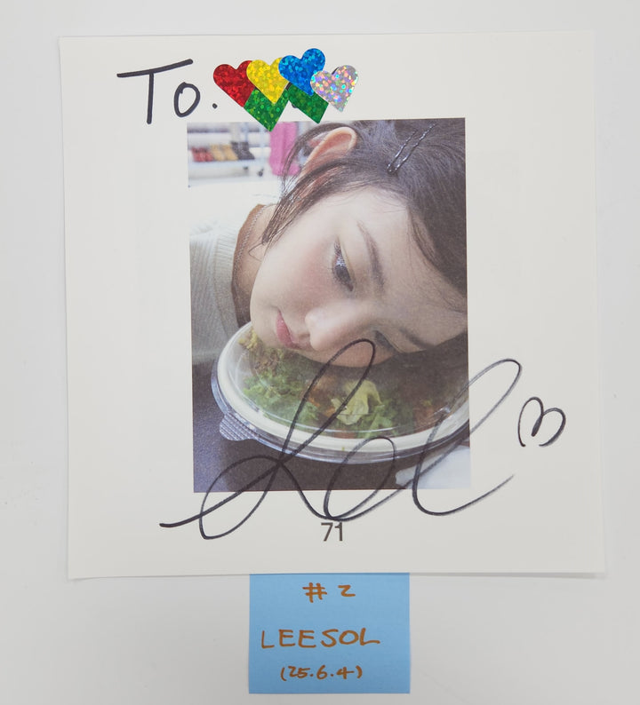 KiiiKiii "UNCUT GEM" - A Cut Page From Fansign Event Album [25.6.4]