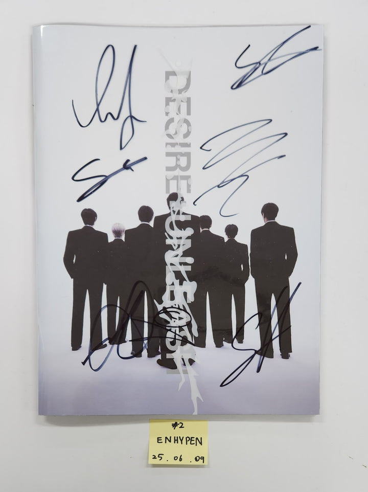 Enhypen "Desire : Unleash", USPEER "Speed Zone", N.Flying "Everlasting" - Hand Autographed(Signed) Promo Album [25.6.9]