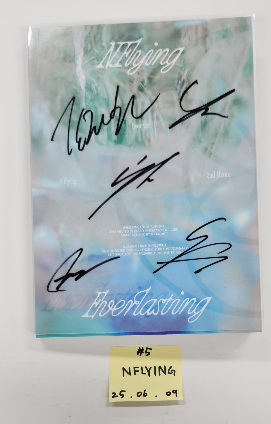 Enhypen "Desire : Unleash", USPEER "Speed Zone", N.Flying "Everlasting" - Hand Autographed(Signed) Promo Album [25.6.9]