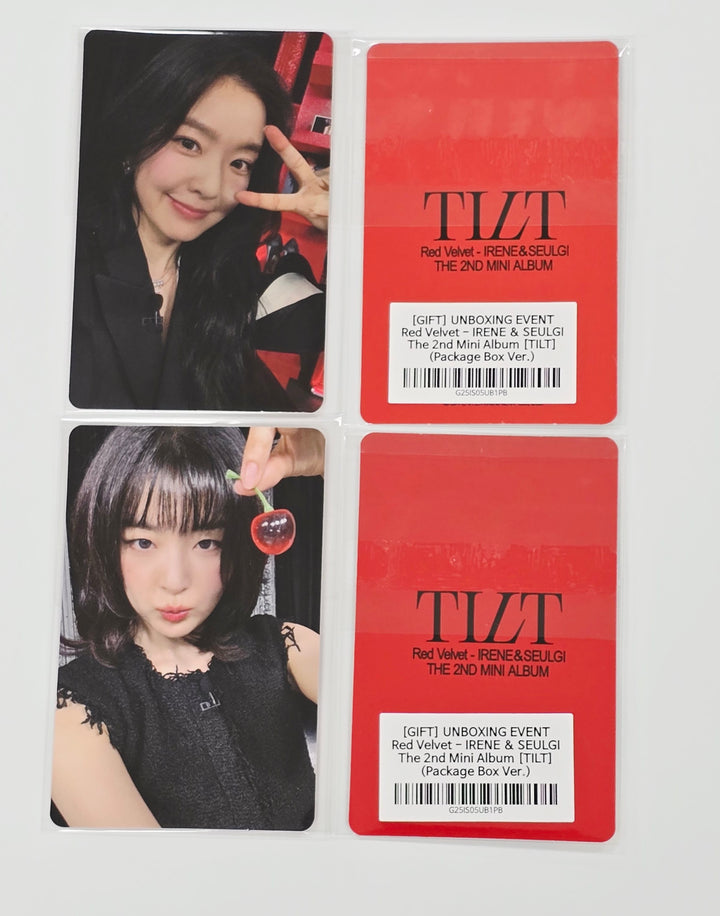 IRENE &amp; SEULGI (Of Red Velvet ) "TILT" - SM Town Gift Photocard [25.6.11]