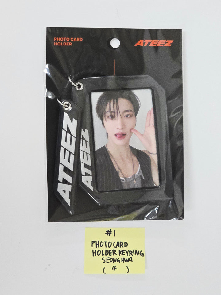 ATEEZ "GOLDEN HOUR : Part.3" - Line Friends Pop-Up Official MD [Photocard Holder Keyring] [25.6.13]