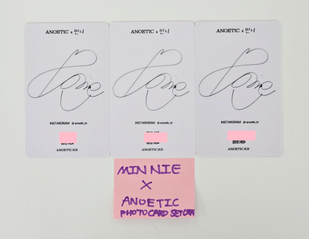Minnie (Of I-DLE) - Anoetic Event PVC Photocards Set (3EA) [25.6.13]