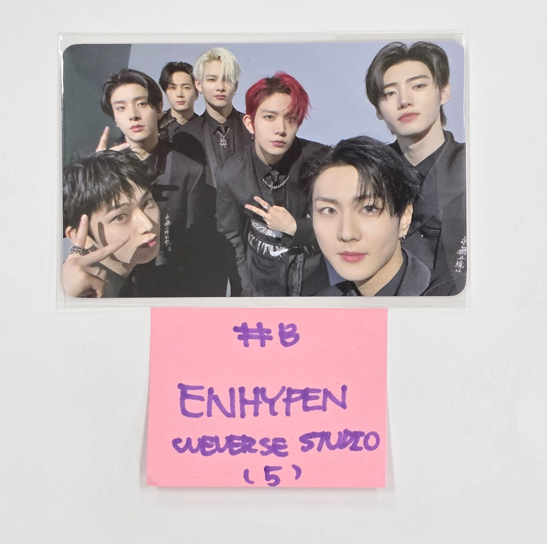 Enhypen "Desire : Unleash" - Weverse Shop Pre-Order Benefit (Studio Choom) Photocard [25.6.13]